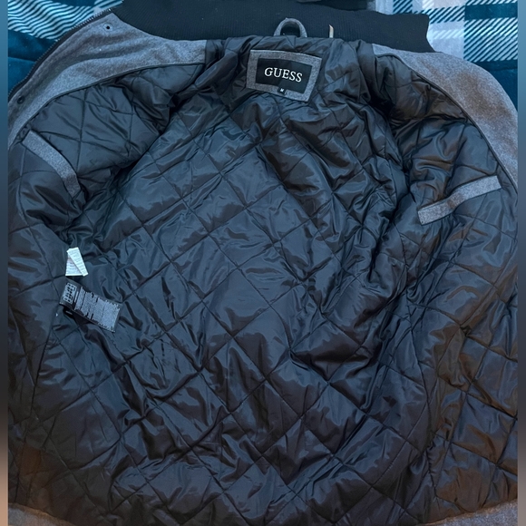 ♦️SALE ♦️GUESS Men's Coat Dark Grey - Picture 5 of 6